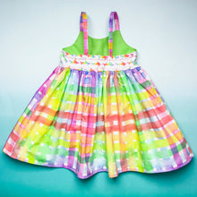 Load image into Gallery viewer, Bella Dress: Rainbow Sharks