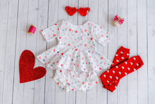 Load image into Gallery viewer, Sweetheart Peplum Top: Hearts