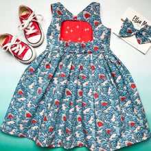 Load image into Gallery viewer, June Dress: Shark Attack